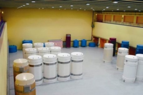 Waste containers at Zwilag - 460 (ENSI)